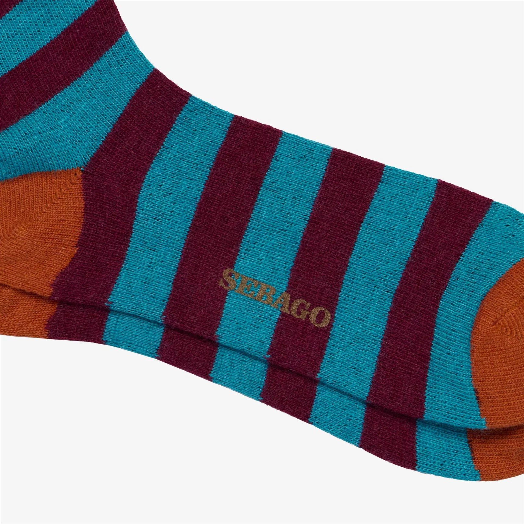 Sebago Solon Rigal Turquoise/Bord./Orange