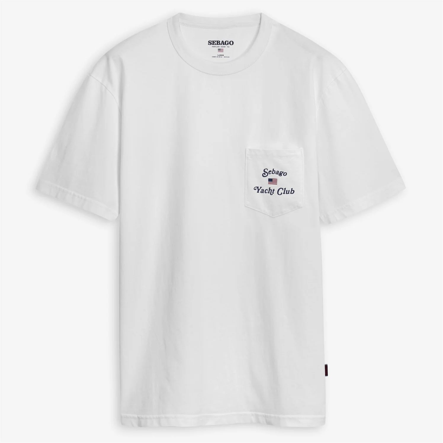 Sebago T-Shirt New Howland White