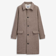 Sebago Bingham Herringbone Coat Beige/Brown