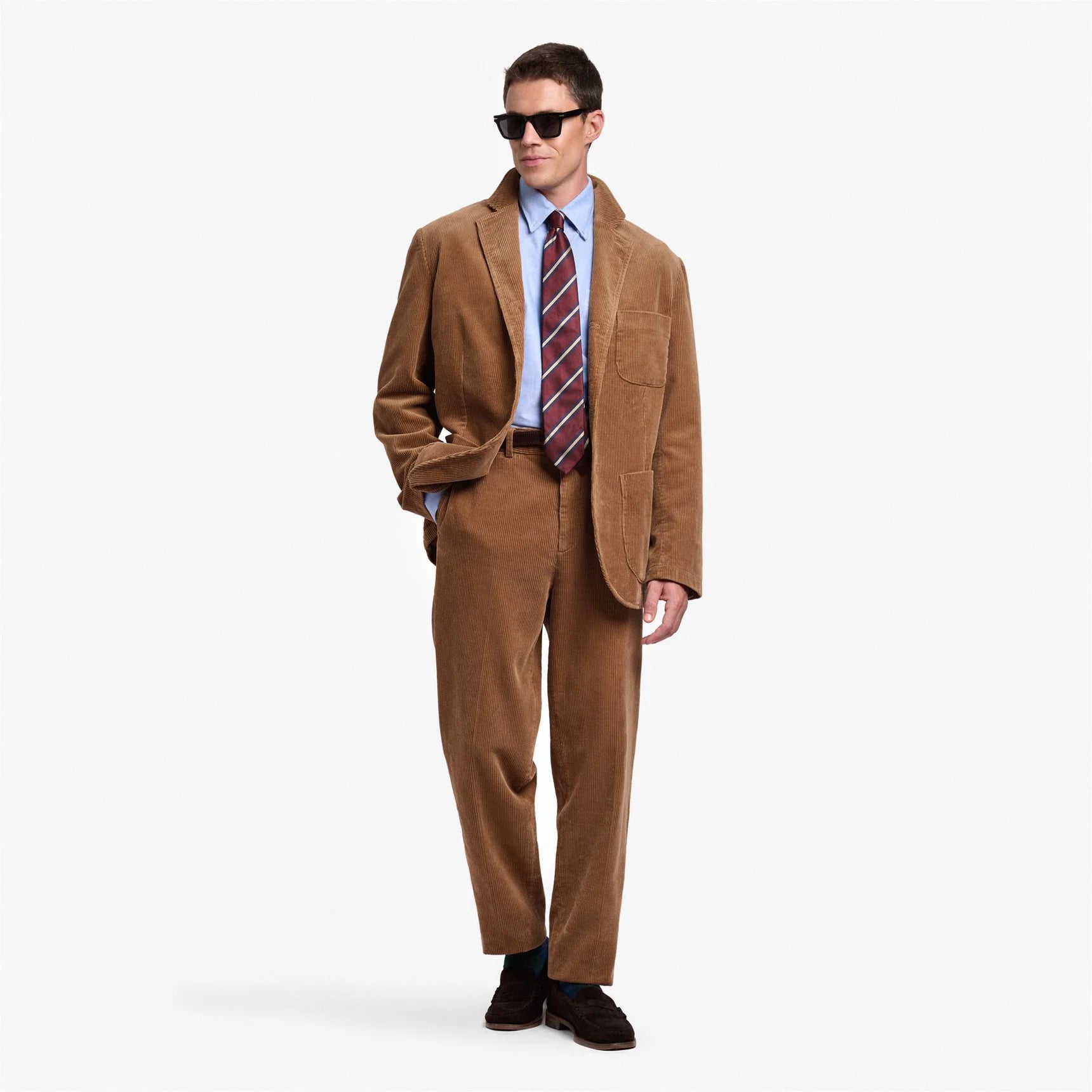Sebago Neddick Corduroy Brown Tobacco