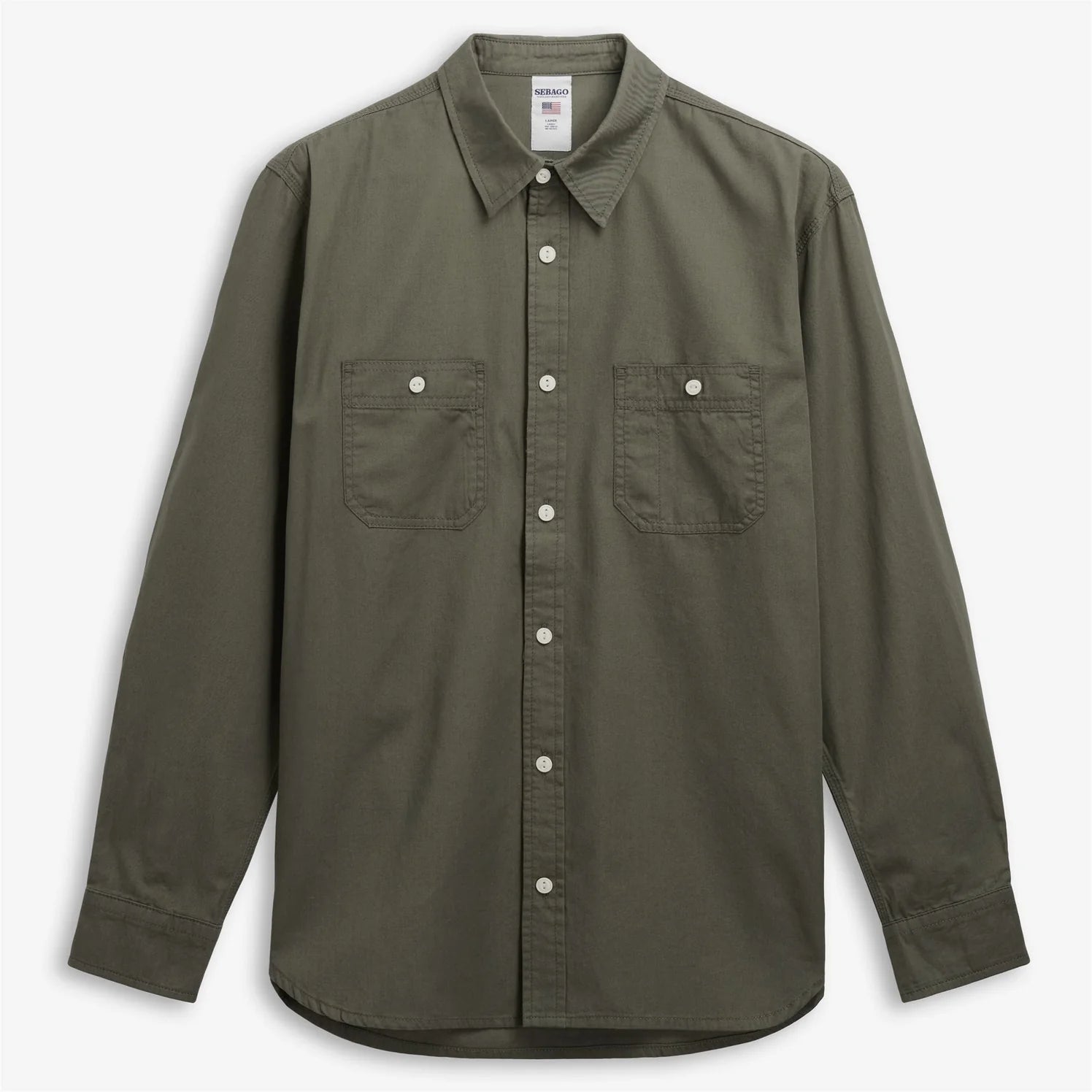 Sebago Camicia Molunkus Green Lichen