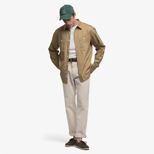 Sebago Camicia Molunkus Beige Laurel