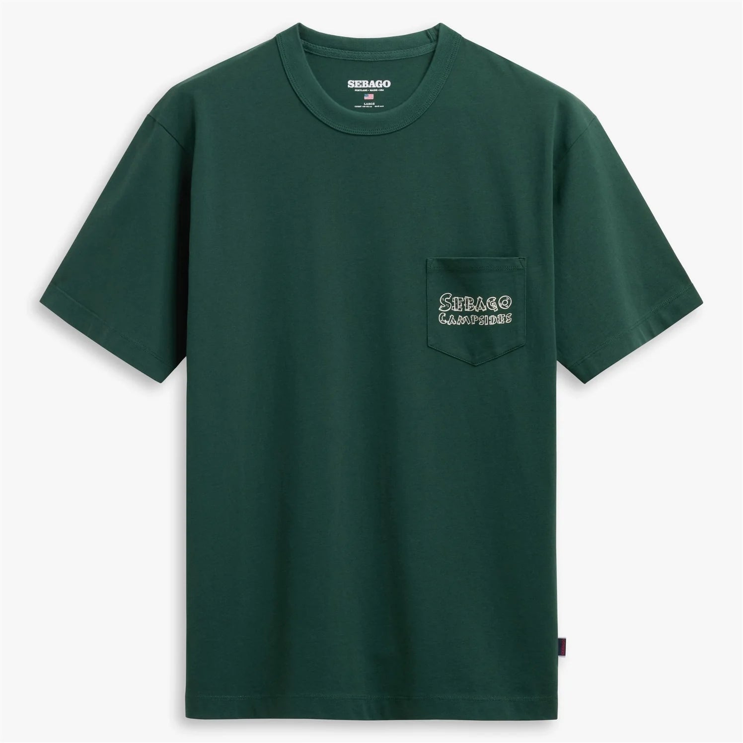 Sebago T-Shirt Wymanlake Green Bistro