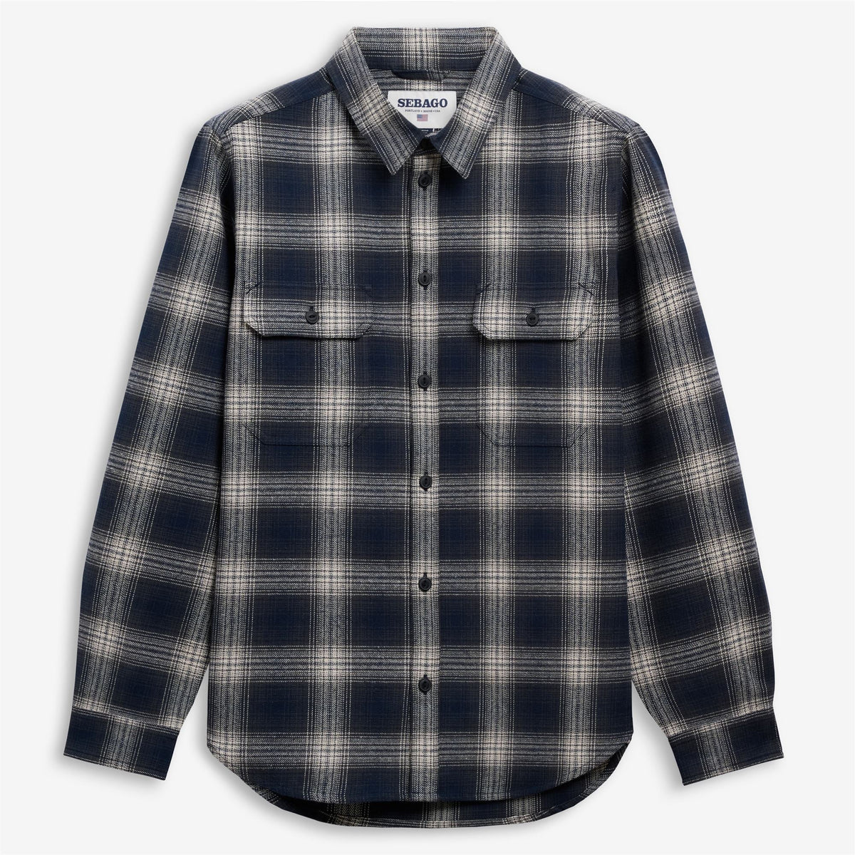 Sebago Mizzen Overshirt Blue/Beige/Dk Grey
