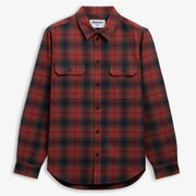 Sebago Mizzen Overshirt Brown/Red/Orange