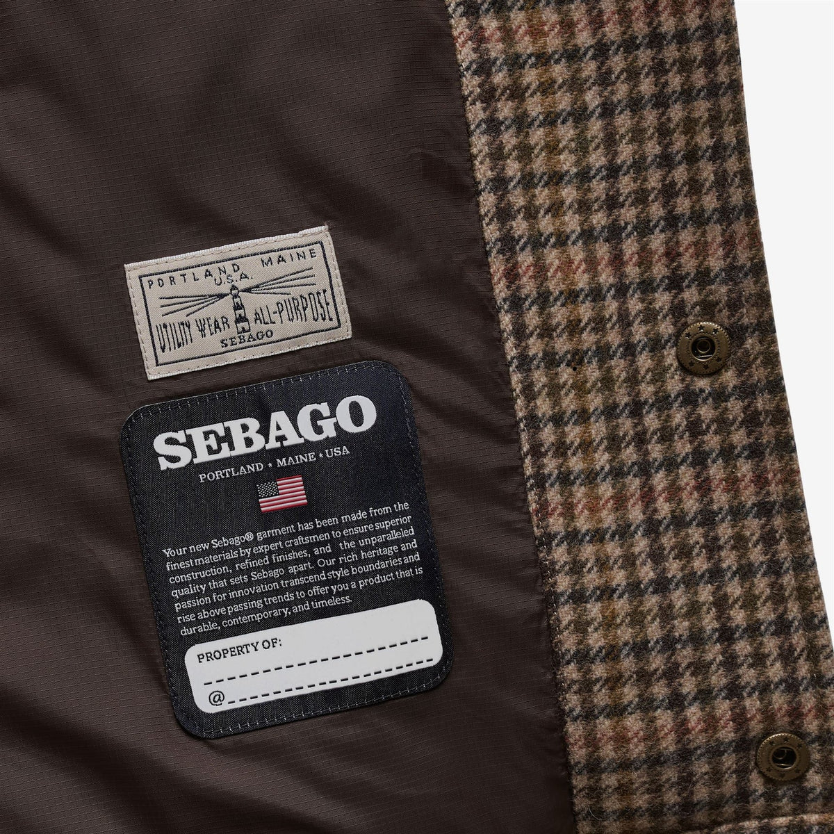 Sebago Tender Pied De Poule Beige/Blue/Green/Brown