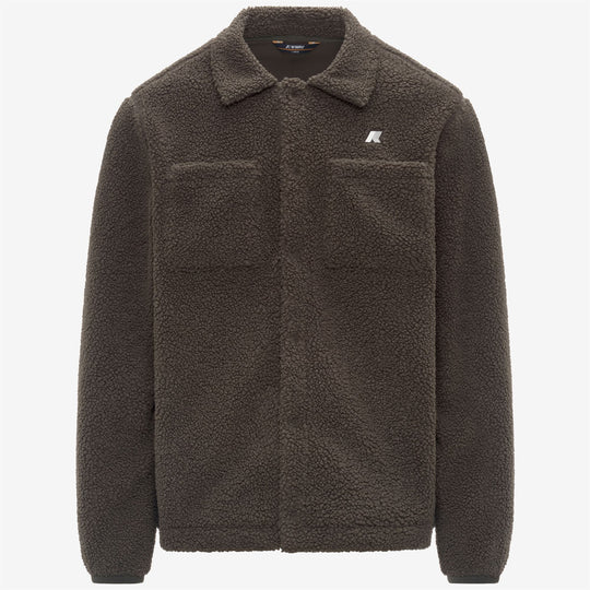 K-Way Cameron Sherpa Polar Black Olive Combo