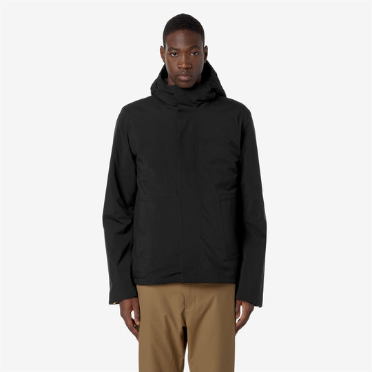 K-Way Jacken Bonded Padded Black Pure