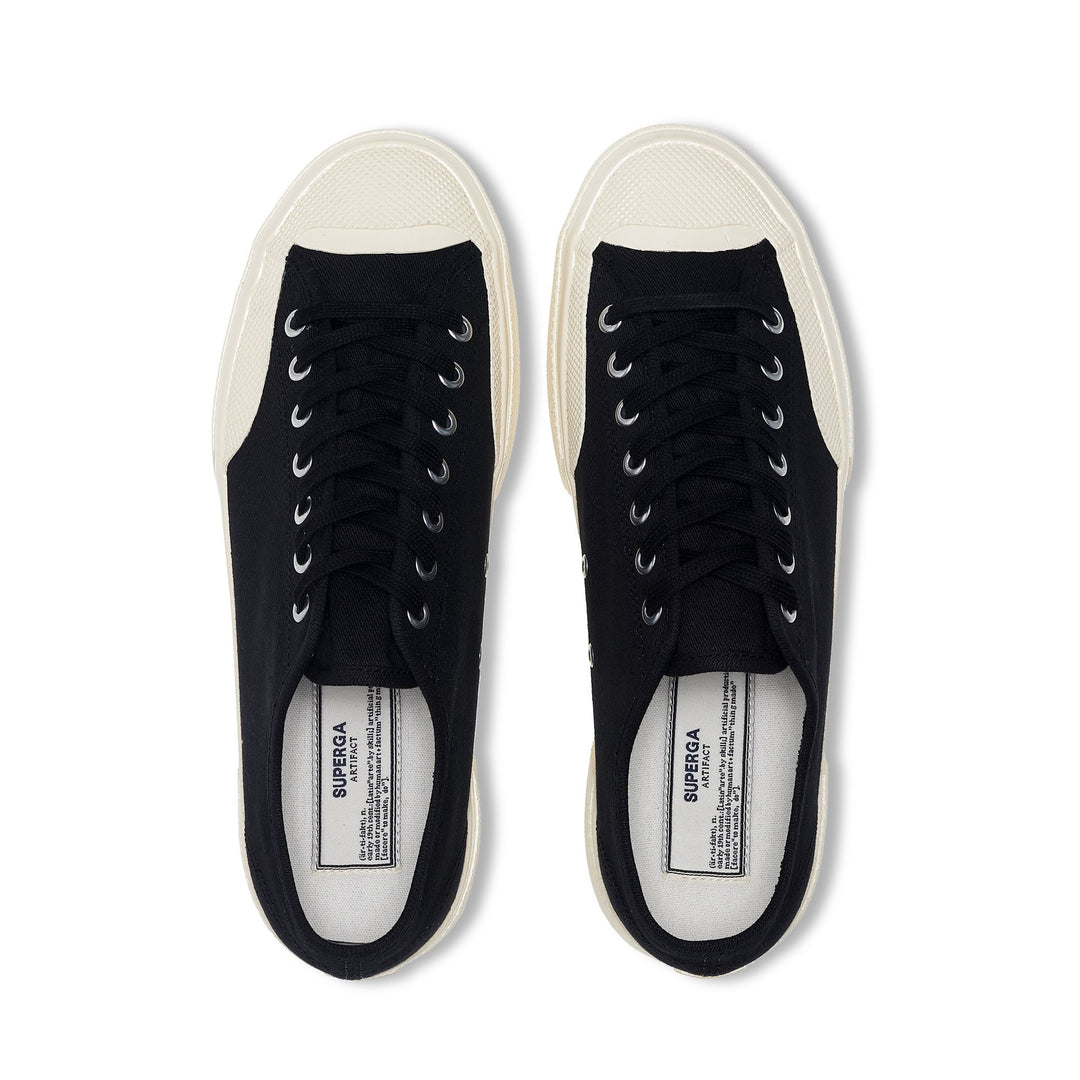 Superga 2432 Works Low Cut Brokentwill Black-Off White