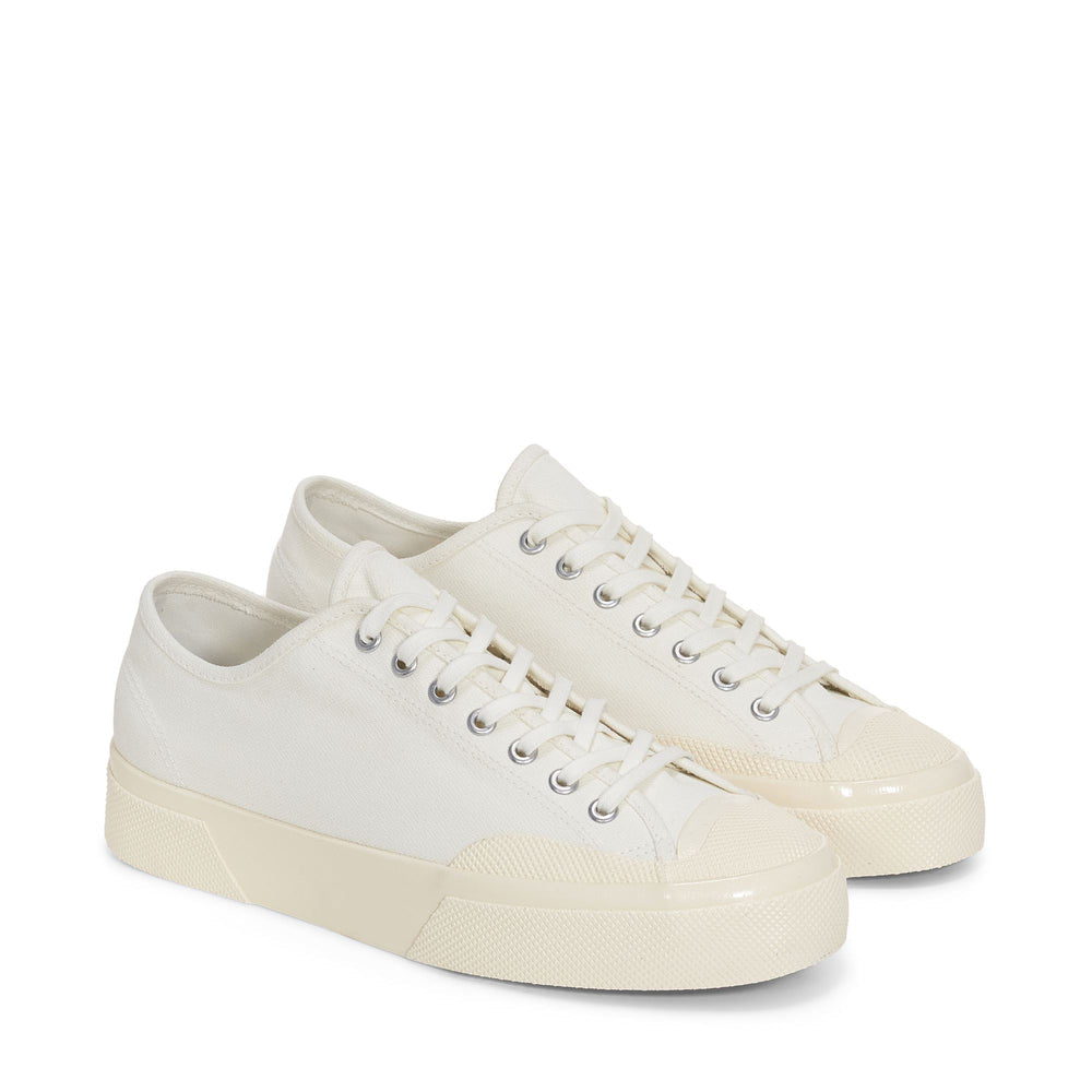 Superga 2432 Works Low Cut Brokentwill White-Off White