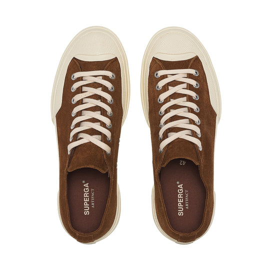 Superga 2432 Works Suede Flesh Out Brique-Off White