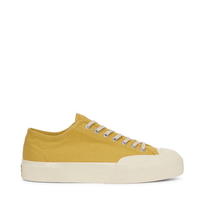 Superga 2432 Works Low Cut Brokentwill Yellow-Off White