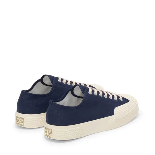 Superga Artifact 2432 Works Low Cut Cotton Canvas Navy/Off White
