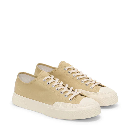 Superga Artifact 2432 Works Low Cut Cotton Canvas Beige/Off White