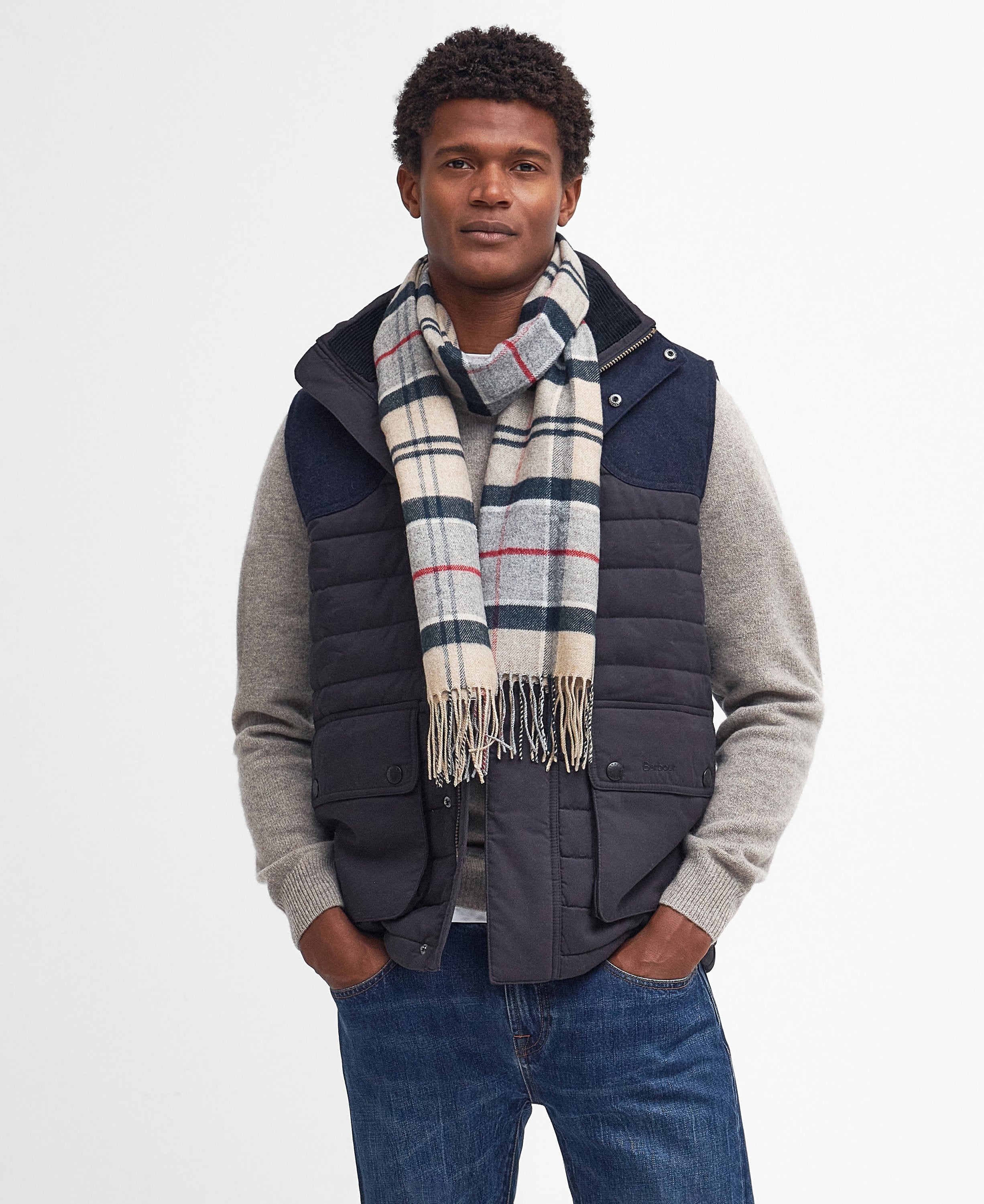 Barbour Yaxley Tartan Scarf Dress