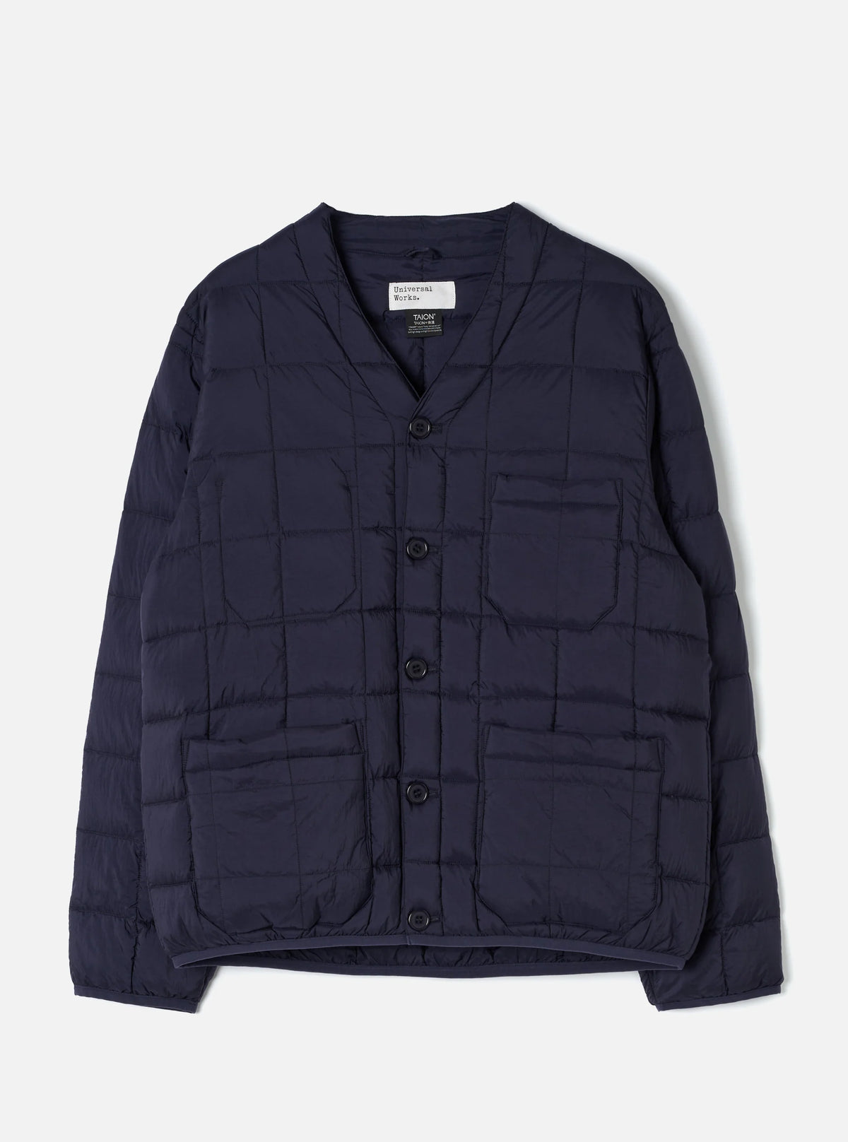 Taion x Universal Works Down Cardigan Navy