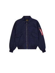 Alpha Industries CWU-36/P Canvas Light Bomber Jacket Ultra Navy