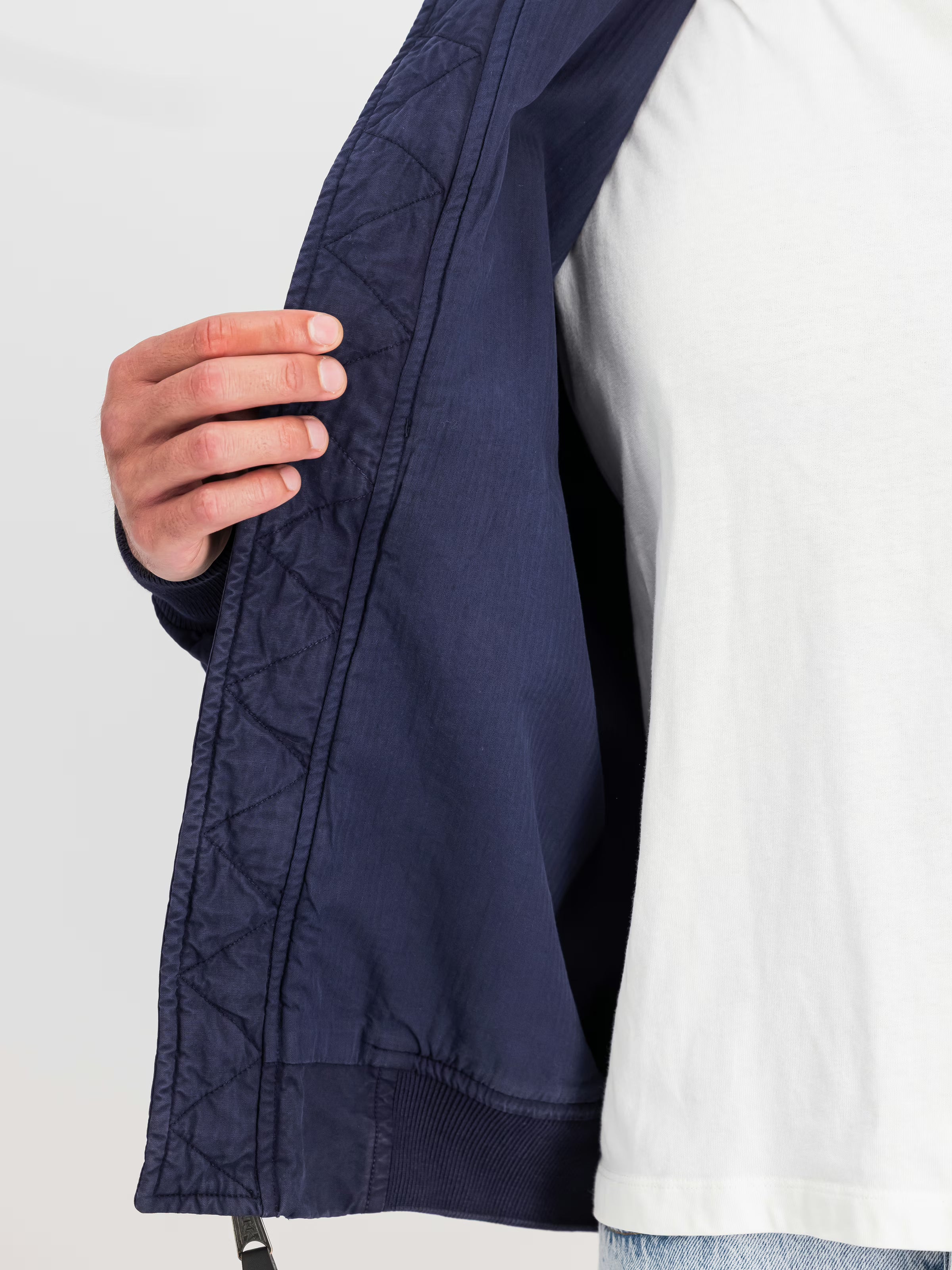 Alpha Industries CWU-36/P Canvas Light Bomber Jacket Ultra Navy