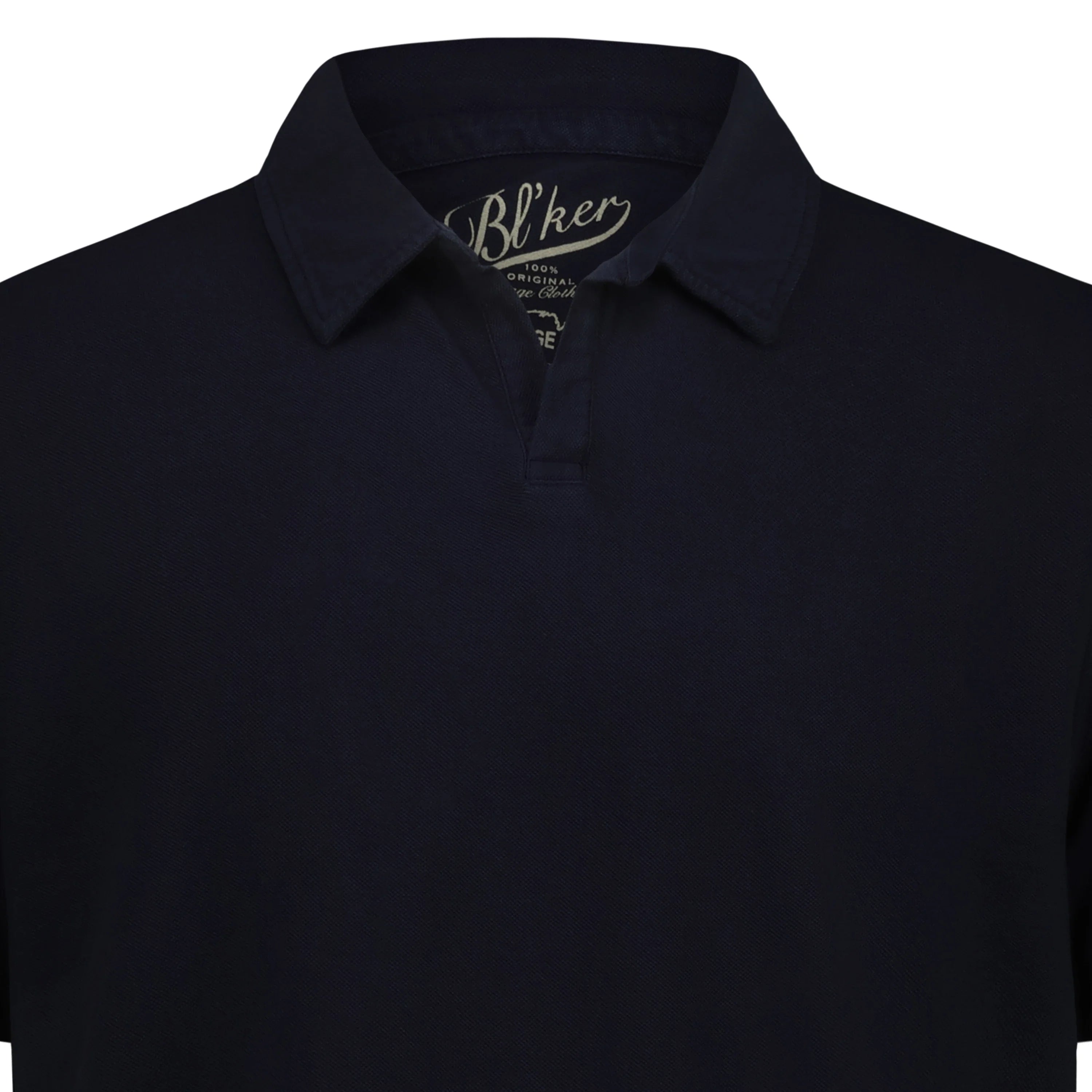 Blker Polo Rockland Piquet Navy