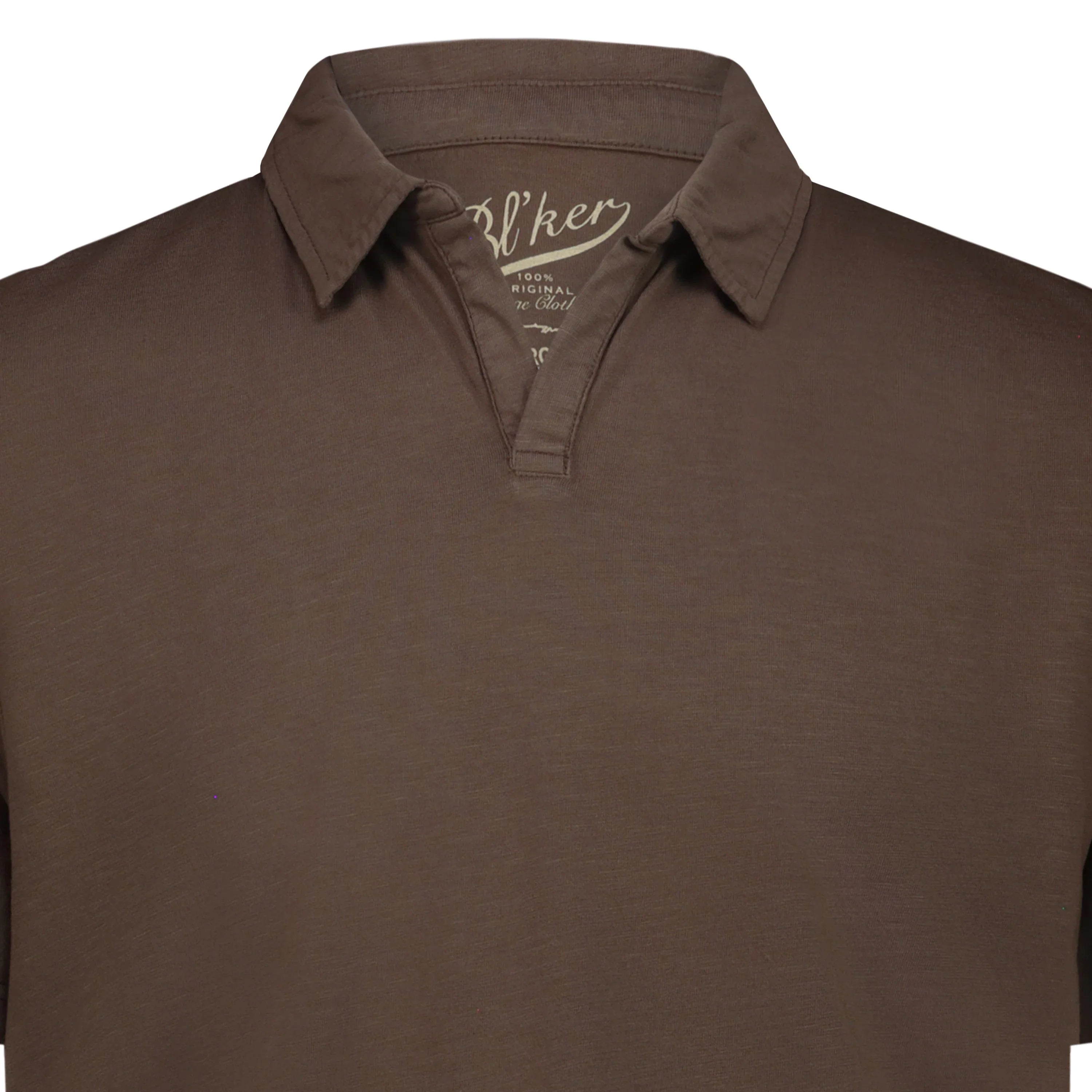 Blker Polo Long Island Fiammata 180 Dark Brown