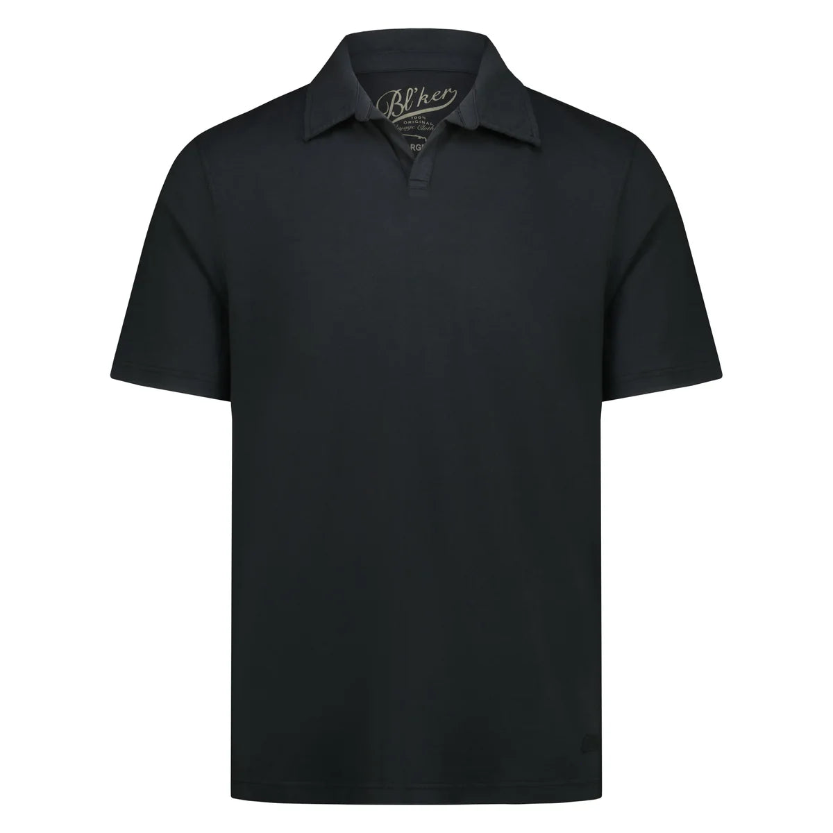 Blker Polo Long Island Fiammata 180 Faded Black