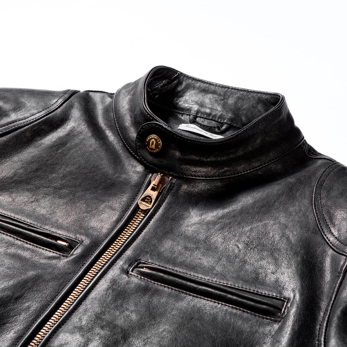 Shangri-La Heritage Cafè Racer Jacket Black Leather