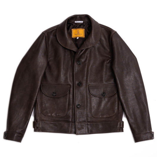 Shangri-La Heritage Cossak Lambskin Leather Jacket Moro