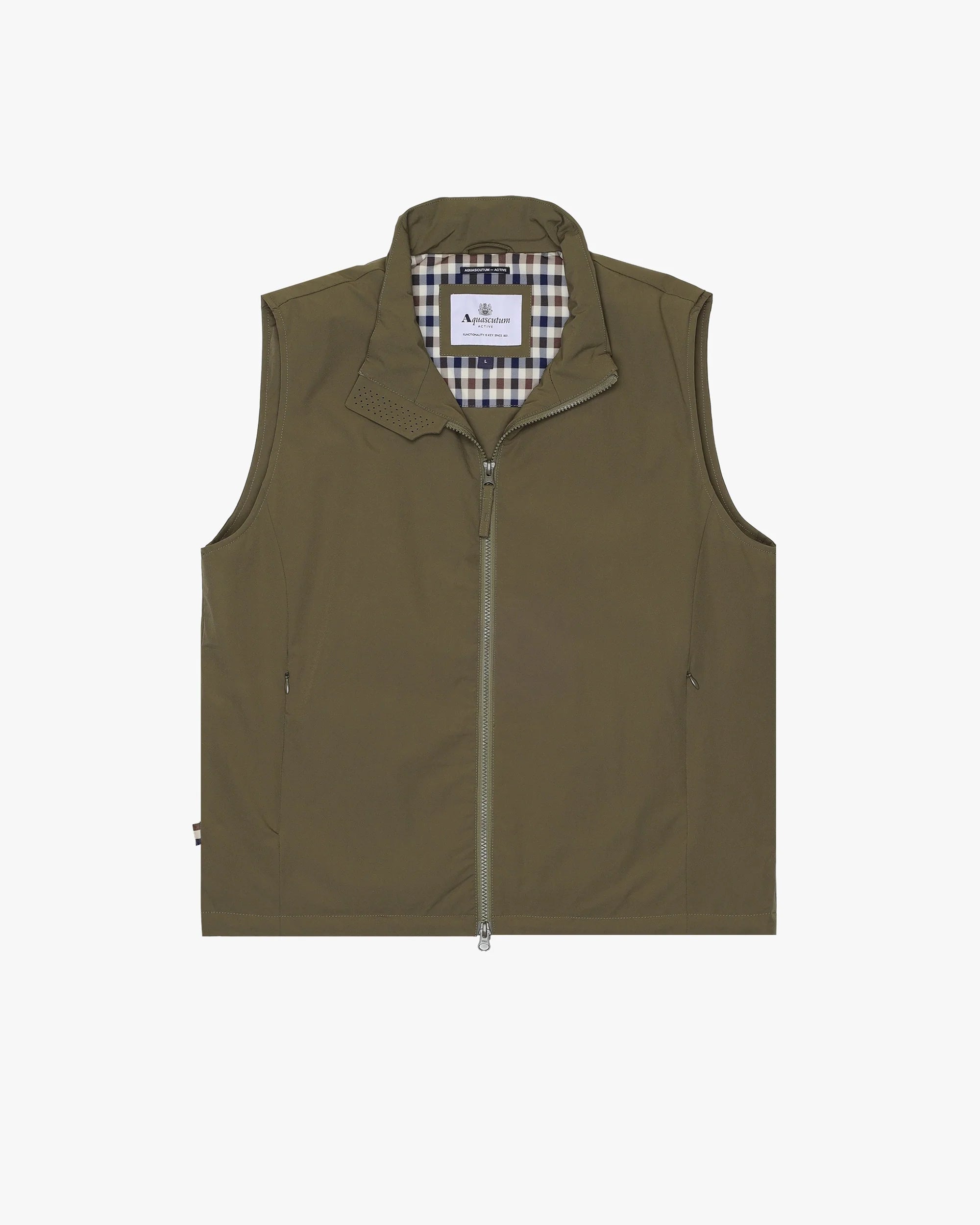 Aquascutum Active SP Vest Army Green