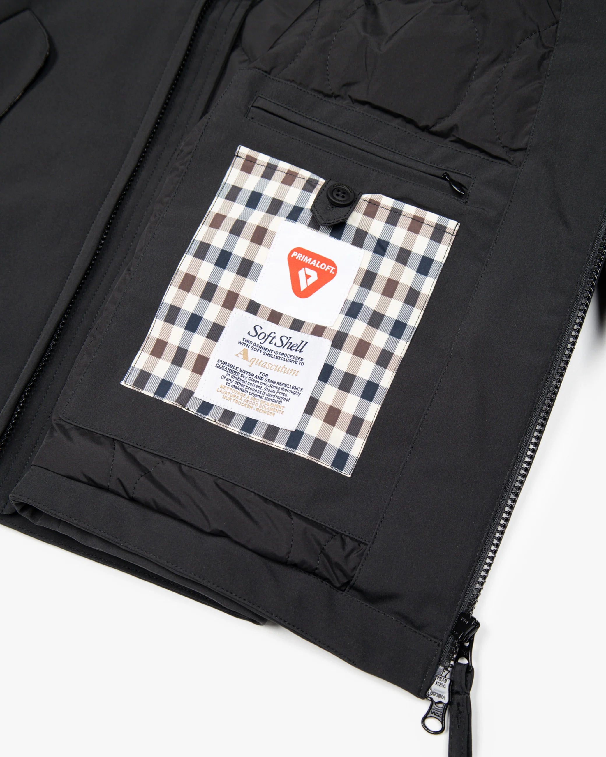 Aquascutum Active Soft Shell Mid Parka Black