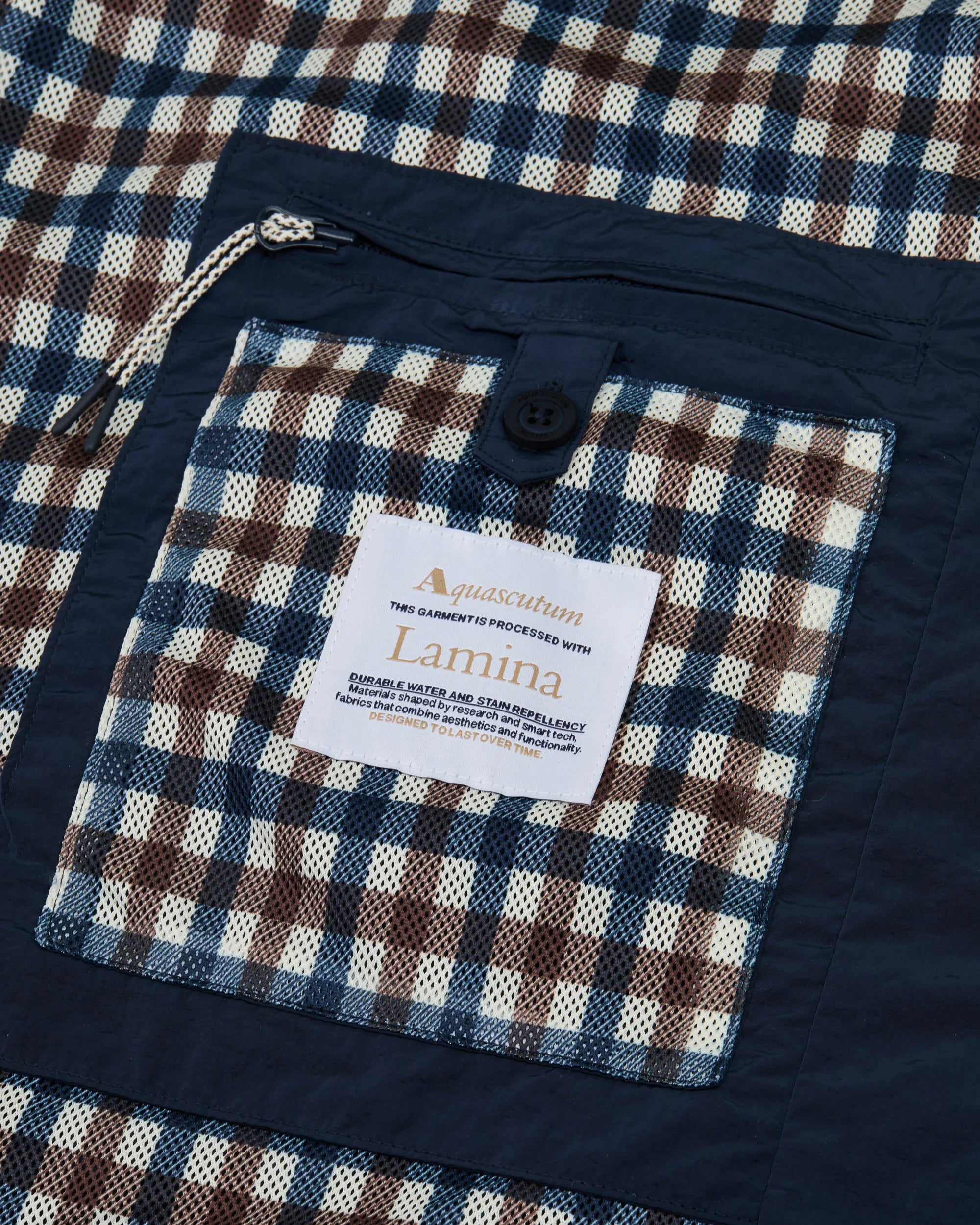 Aquascutum Active Lamina Hooded Jacket Navy