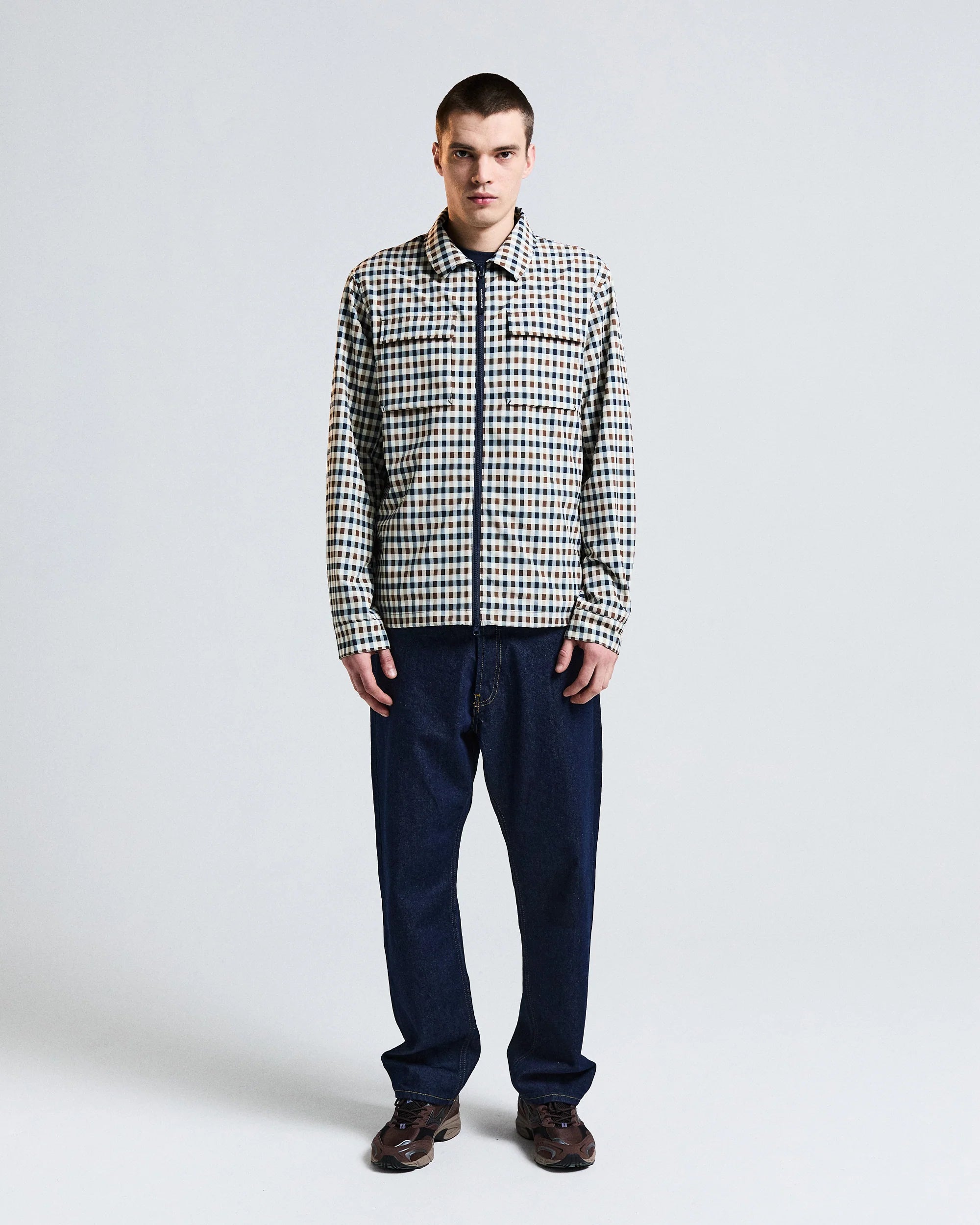 Aquascutum Active Shell SP Overshirt Club Check