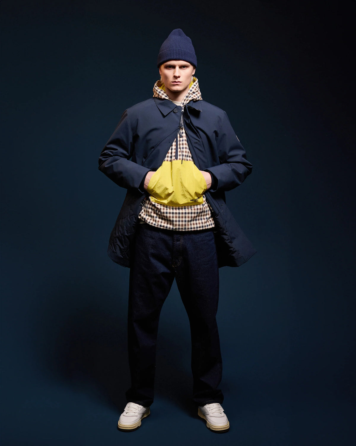 Aquascutum Active Soft Shell Trench Navy