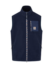 Aquascutum Active Polar Fleece Vest Navy