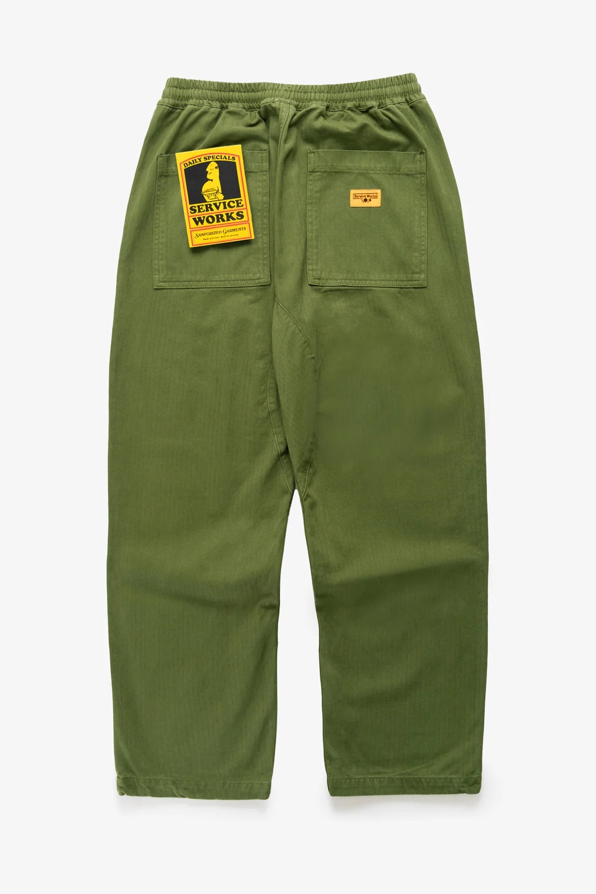 Service Works Herringbone Chef Pant Pesto