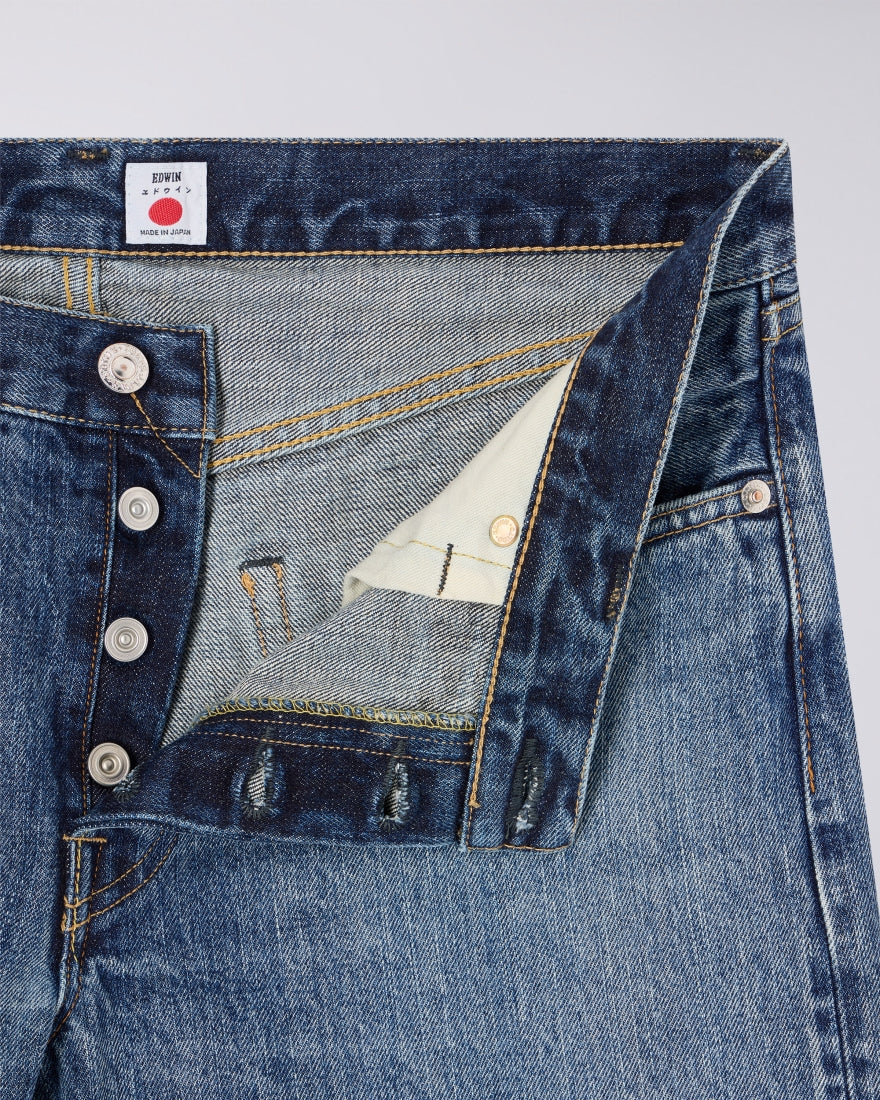 Edwin Jeans Regular Tapered Japan Blue Dark Used