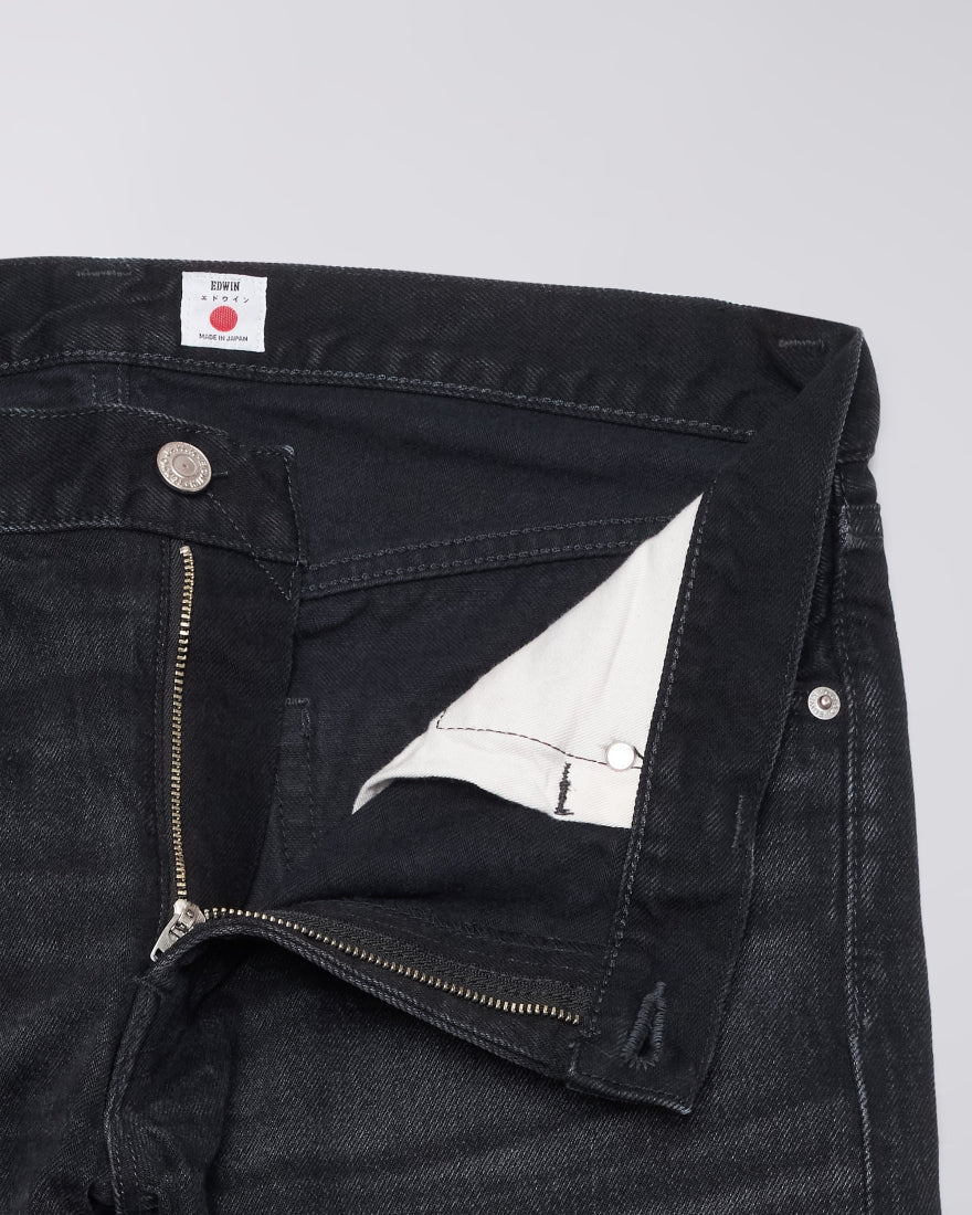 Edwin Jeans Regular Tapered Japan Black Deep Dark Used