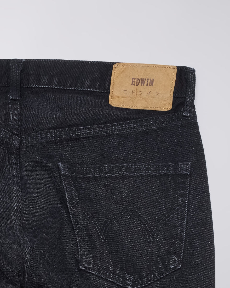 Edwin Jeans Regular Tapered Japan Black Deep Dark Used