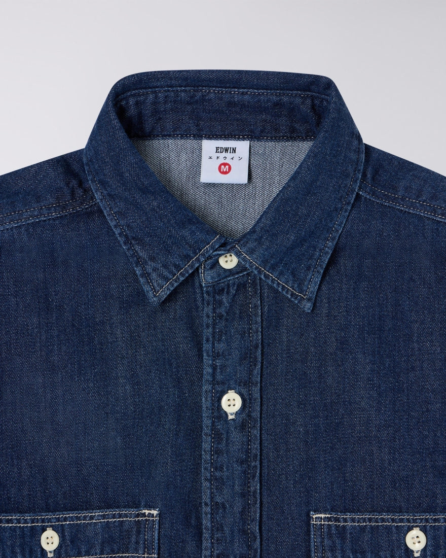 Edwin Work Shirt Japan Dark Used