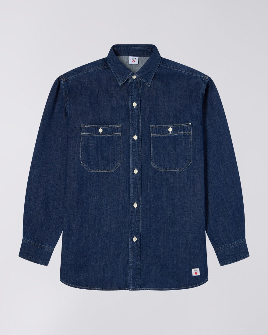 Edwin Work Shirt Japan Dark Used