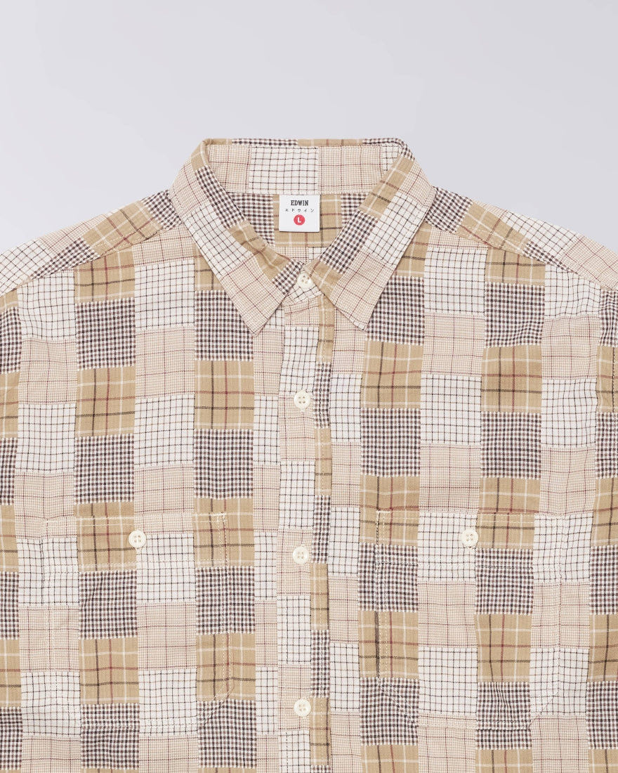 Edwin Work Shirt Japan Beige/Brown