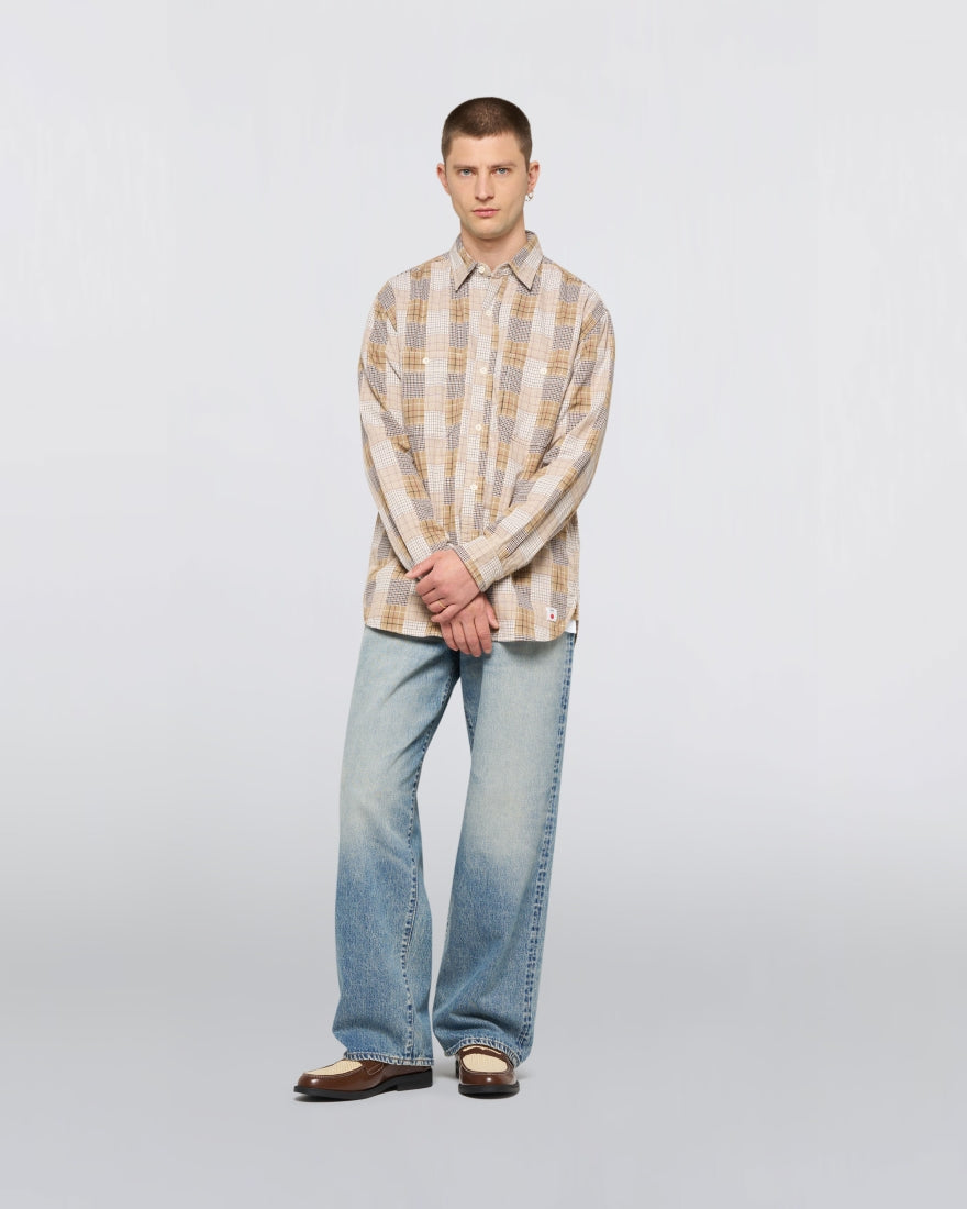 Edwin Work Shirt Japan Beige/Brown
