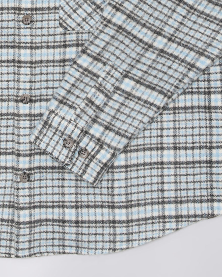 Edwin Julius Shirt Blue/Grey