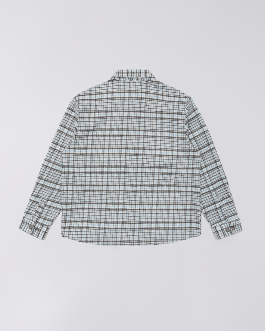 Edwin Julius Shirt Blue/Grey