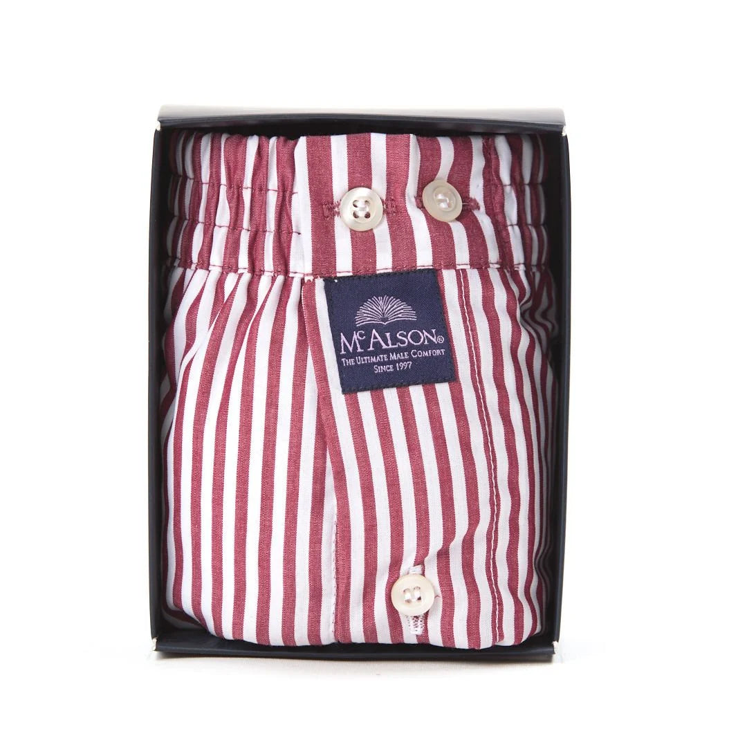 McAlson Boxer Madras Riga Bordeaux