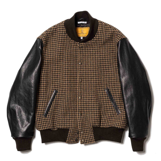 Shangri-La Heritage Varsity Gold Pied de Poule Wool Jacket